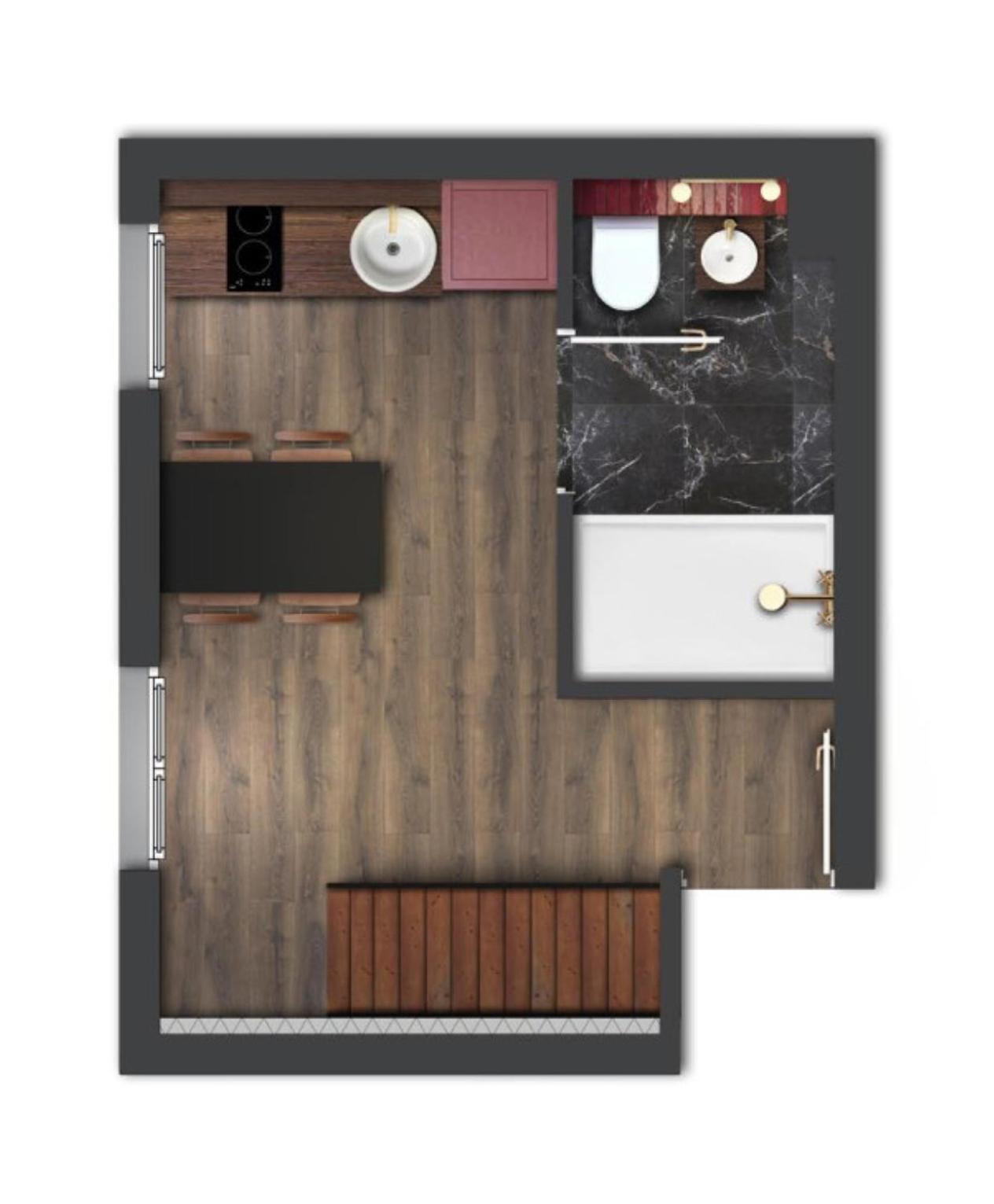 Reves Paisibles Rubis - Choisy Apartment ภายนอก รูปภาพ
